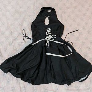 🖤 IMPORTED Edgy Halter Mini Dress 🖤