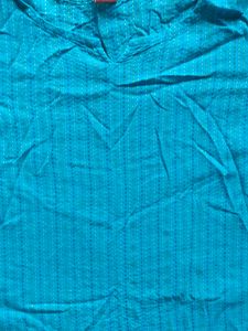 Colorful Lightblue Blue Kurta