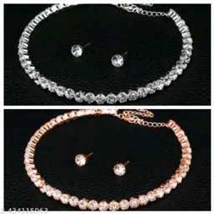 Sparkling Necklace &amp; Earring Set