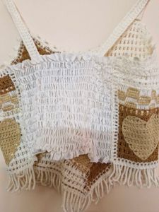 Crochet Heart Top
