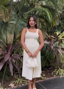 white dress