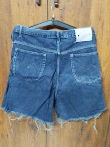Unisex Denim Shorts In Size 38