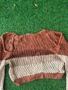 Crochet Knit Crop Top