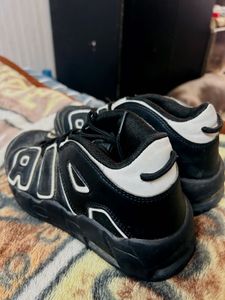Air More Uptempo Low x AMBUSH Black&amp;white For Men