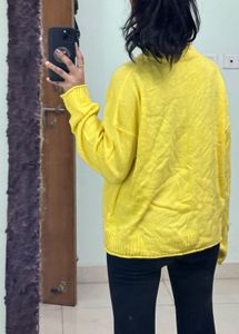 Yellow Pullover Sweater