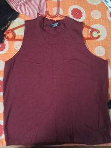 high neck Cropped top
