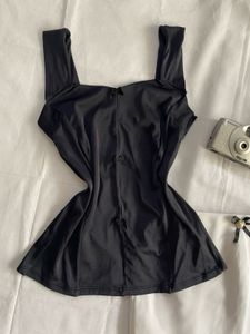 Classy Ribbon Top And Skirt Set