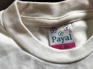 Cute Baby Girl Outfit Set Mango colour