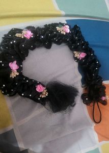 Hair Braid with Flowers
