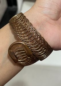Unique Coil Cuff Bracelet