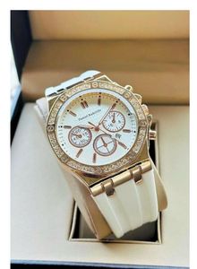 American Caliber White Band Watch (first Copy)