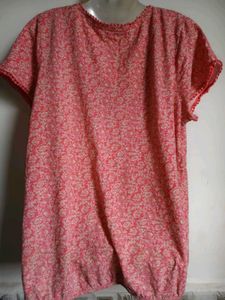 🎊Buy 1, Get 1 Free🎁L-XL Pink Floral Top