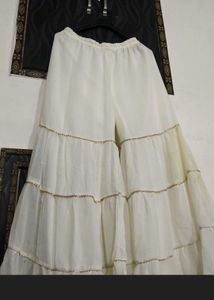 Floral Print Layered sharara Set