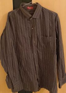 Striped Button-Down Shirt