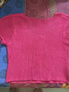 Knitted Cute Crop Top
