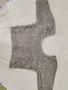 Copper lycra blouse