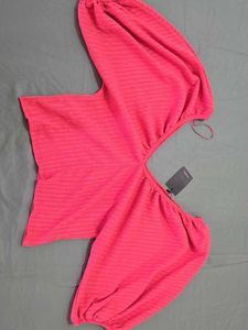Zara Light Pink Loose Sleeve Top