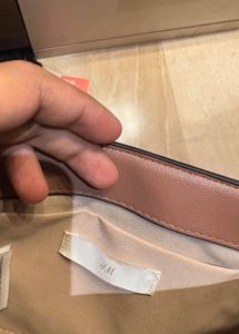 H&amp;M Suede Blend Mauve Crossbody Bag