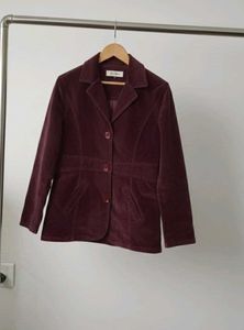 Burgundy Corduroy Jacket