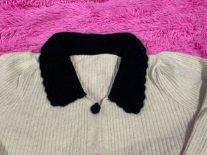 Cute Cropped Cardigan Sweater