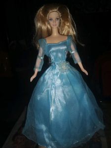 Vintage Blue Gown Barbie Doll