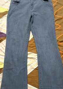 Gray Bootcut Jeans