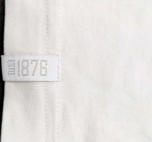 Basic unisex White V-Neck Tee