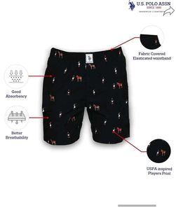 Pure Cotton Us Polo Assn. Printed Boxer For Men