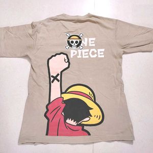 ONE PIECE MEN&#39;S COTTON OVERSIZED TSHIRT