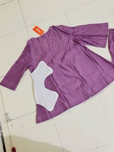 Lavender Slub 2-Piece Lounge Set