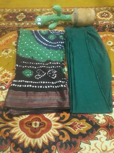 😋Green LegisAnd Chanderi Dupatta😍