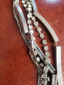 Silver Tone Necklace Set