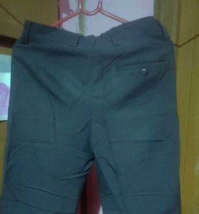 Wide Leg Bellbottom Dark Grey Trousers