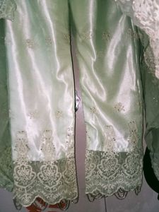 Mint Green Pakistani Salwar Kameez