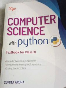 Computer Science with Python - Class XI Textbook
