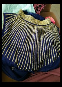 Blue Net Dress
