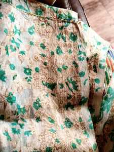 Pure Tussar Georgette Khadfi Weave3 Piece
