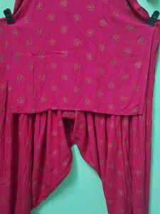 Pink Printed Kurta salwar ❤