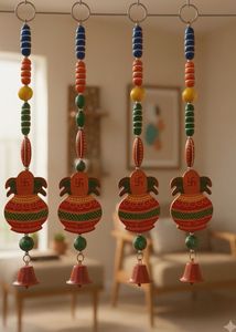Handcrafted Decorative Door Hanging Set of 4