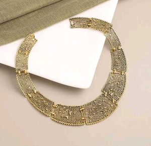 Vintage Gold Statement Necklace