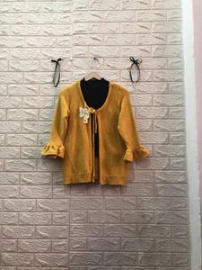 Style with swagidy 🎁 🌷Mustard Cardigan wit