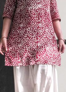 Kurta Pant Set Maroon