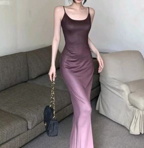 NEWME Purple ombre maxi dress