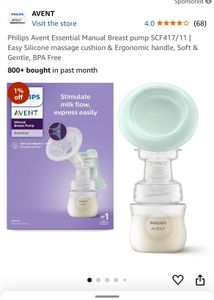 Phillips Avent manual Breast Pump