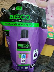 BECO Natural Laundry Liquid 8 Litres (2*4 Litre)