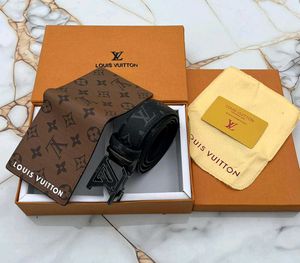 LV MENS BELT+ WALLET COMBO WITH BOX