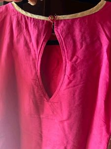 Rani colour suit with lining inside and duppata