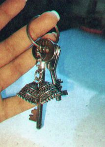 Key chain with Jhumka Charm