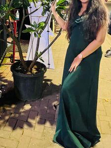 Elegant Emerald Green Maxi Dress