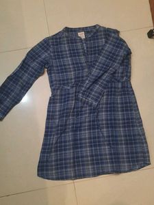 St. John&#39;s Bay Blue Plaid Flannel